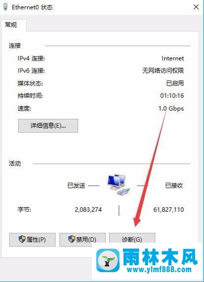 雨林木風(fēng)windows10上網(wǎng)受限的解決教程